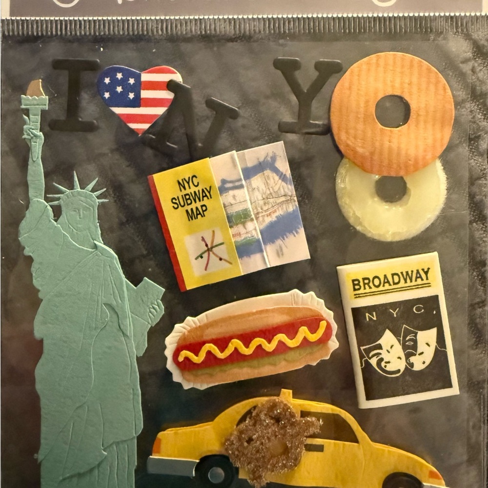 3 Brand New Vintage Destination Stickers For Scrapbooking Journaling Decorating